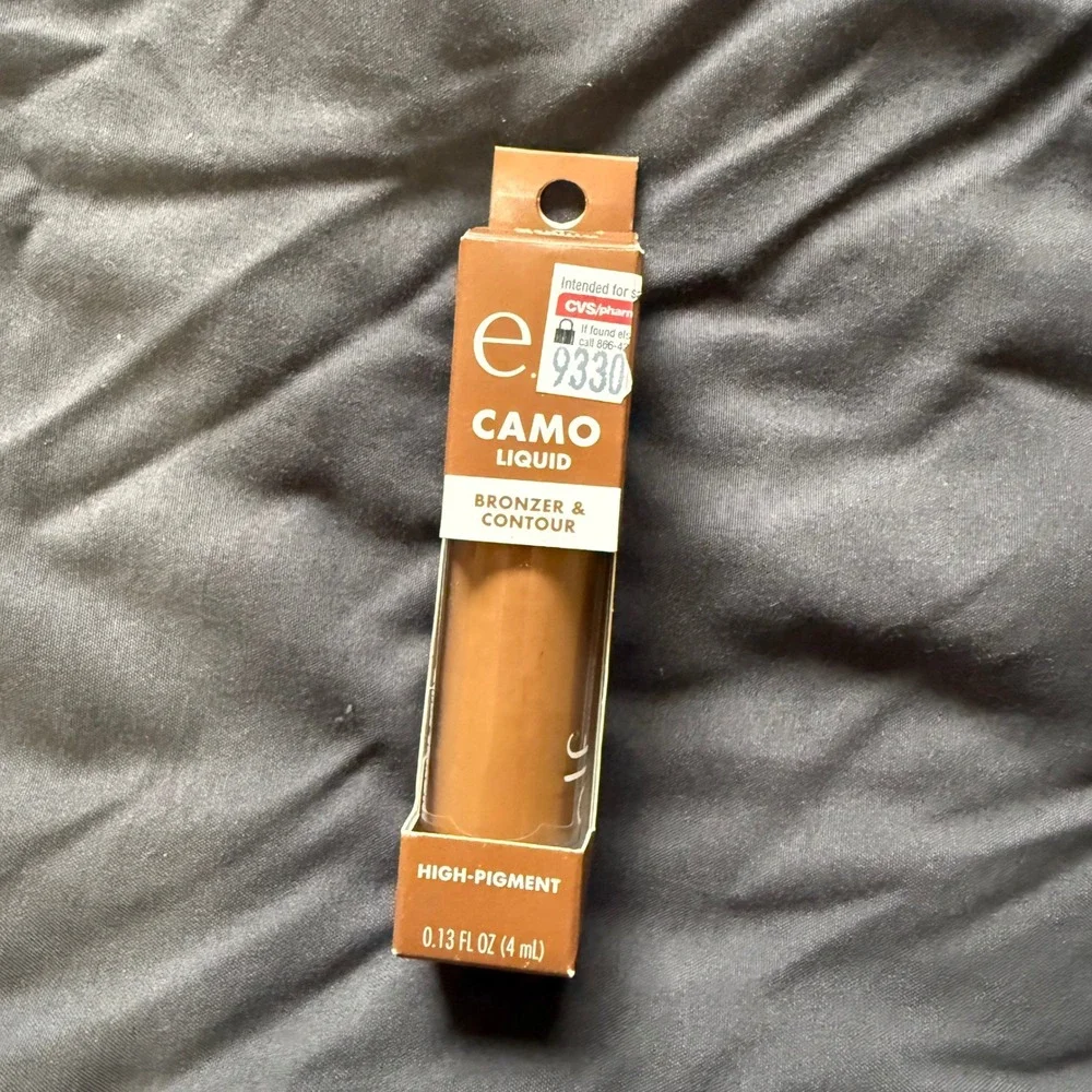 e.l.f.‎ Camo Liquid Bronzer & Contour Women 4mL Tan New High-Pigment Vegan